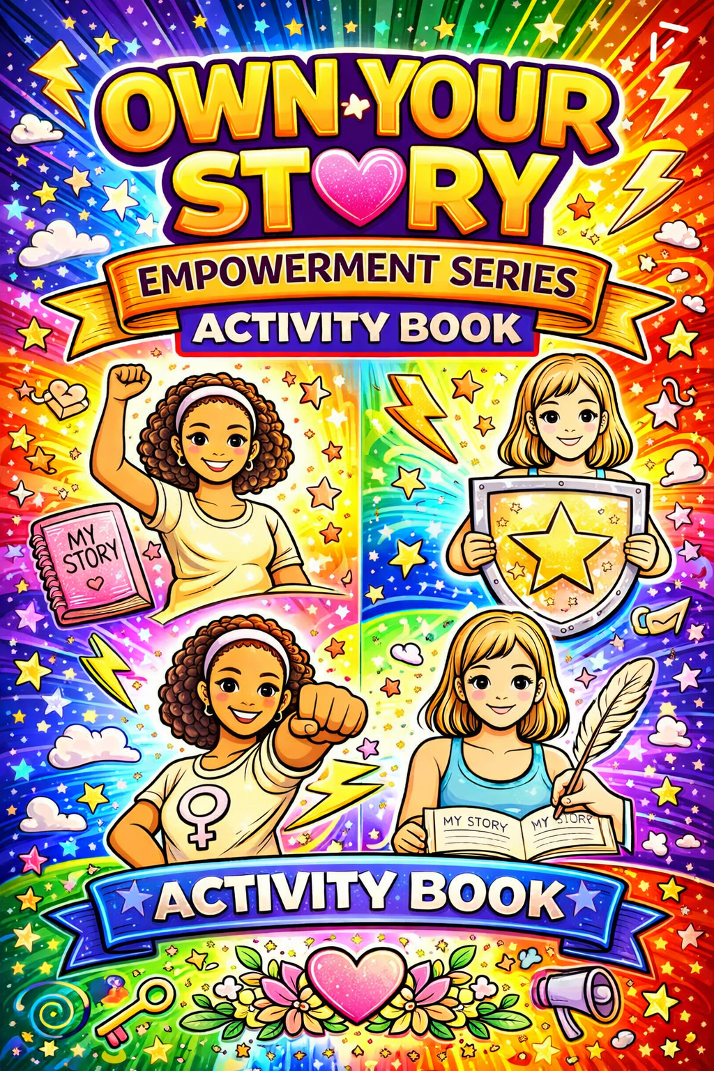 Own Your Story Empowerment Activity Book for Girls Ages 8-12